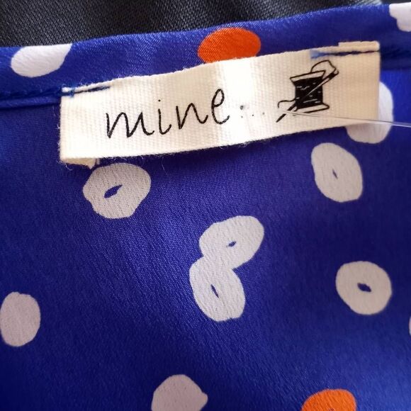 MINE RED, WHITE, & BLUE SLEEVELESS BLOUSE SZ.M NWT - Picture 4 of 6